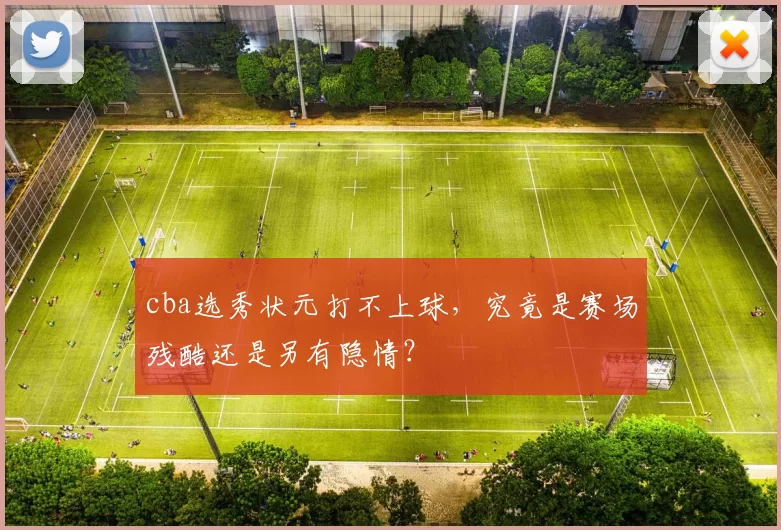 cba选秀状元打不上球,究竟是赛场残酷还是另有隐情?