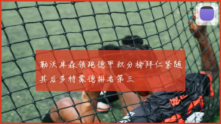 勒沃库森领跑德甲积分榜拜仁紧随其后多特蒙德排名第三